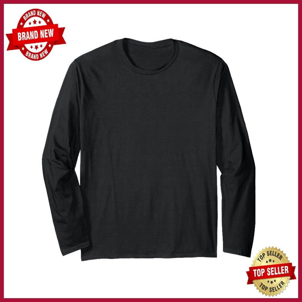 Long Sleeve Graphic Tee Lightweight Classic Fit Officially Licensed